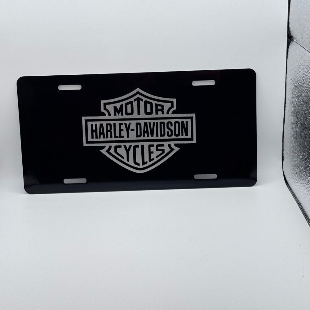 Black Laser Engraved